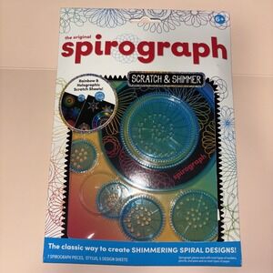 Spirograph Scratch & Shimmer Kit � Glitter Wheels, Sparkly Paper, Ages 8+